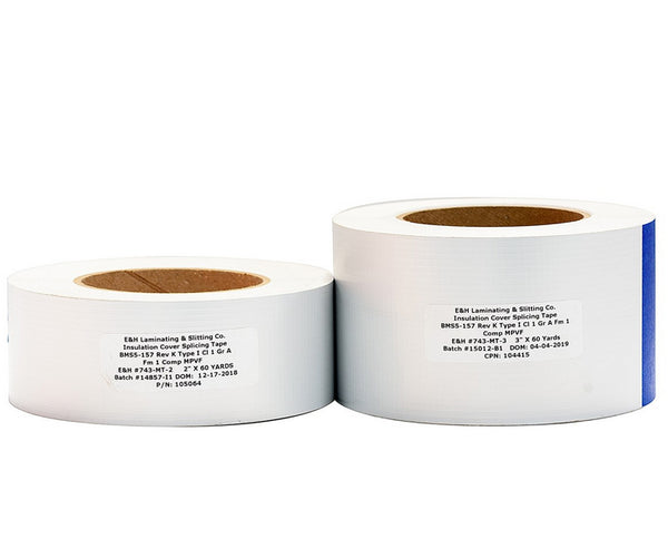 E&H Laminating brand 743-MT Dull Gray Tedlar insulation Blanket Splicing Tape